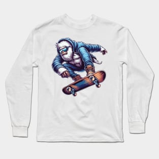 Skateboarding Yeti - Urban Style Long Sleeve T-Shirt